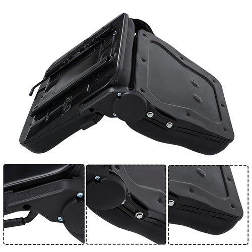 Universial Fold Seat  for Forklift Tractor with Adjustable Angle Back Slide New