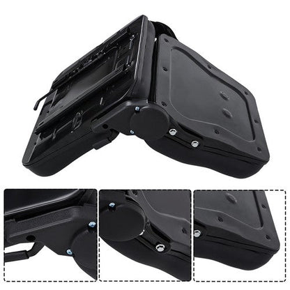 Universial Fold Seat  for Forklift Tractor with Adjustable Angle Back Slide New