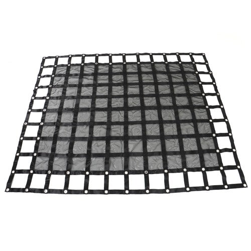 Heavy Duty Cargo Net For Pickup Trucks W/ Cam Buckles & S-Hooks 6.75' x 8' FT