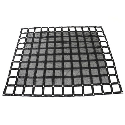 Heavy Duty Cargo Net For Pickup Trucks W/ Cam Buckles & S-Hooks 6.75' x 8' FT