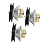 AM121342 AM115720 AM116065 3x Spindle Assembly w/Pulley For John Deere  AM115528