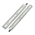 1 Pair of 18" Locking Drawer Slides Full Extension & Lock 150 lb Load Capacity