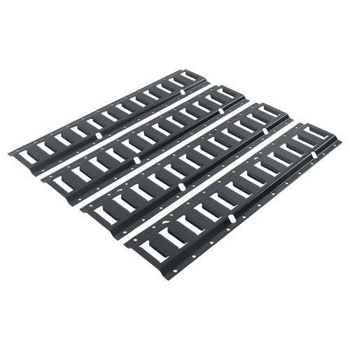 Bolt-On E Track Kit 4 Pack 2FT Universal Carbon Steel Trailer Cargo Control