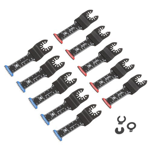 10-piece Extra Long Japanese Tooth Oscillating Saw Blades for Wood Plastic