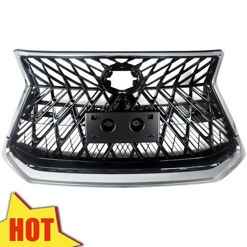 Front Upper Grille for Lexus LX570 2016-2021 Luxury Chrome Black NEW Style
