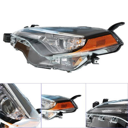 Headlights LED Black Housing Left Side For 2017-2019 Toyota Corolla C L Le Eco