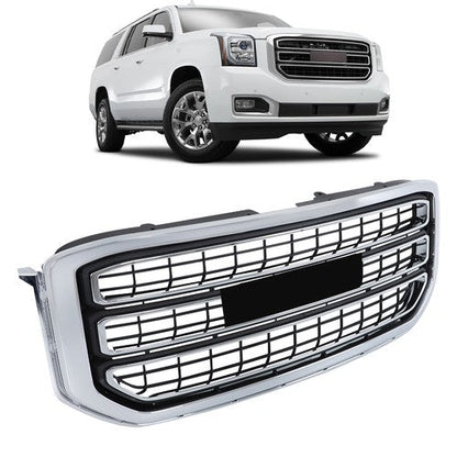 22936421 New For GMC Yukon&Yukon XL 2015-2020 Chrome Front Bumper Grille Plastic