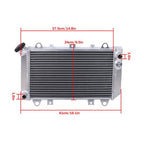 Aluminum Radiator with cap for Kawasaki Mule 2500 2510 2520 1993-2000 39061-1270