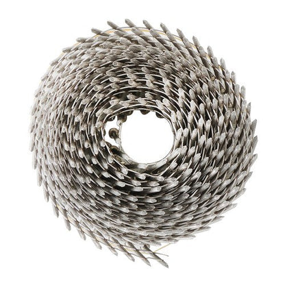 15 Degree Wire Coil 2 × .09 Ring Shank Stainless Steel Siding Nail 3600Pcs