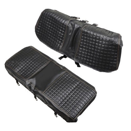 Black Rear Seat Cover Kit Golf Carts For Club Car/E-Z-Go/Yamaha Universal Size
