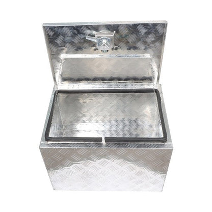 24" ×17"×18" Truck Under Bed Tool Box Underbody Storage Pickup Trailer w/ Lock
