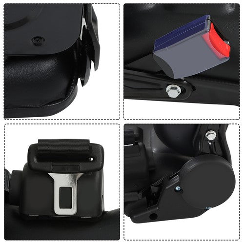 Universial Seat with Adjustable Backrest Seatbelt Slid for Forklift Tractor