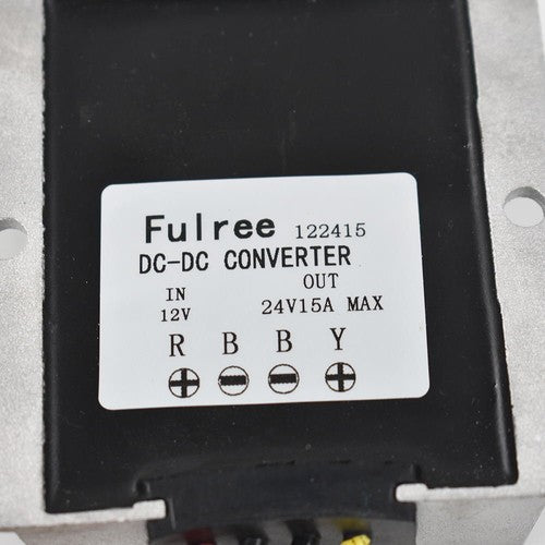 12V Step Up to 24V DC/DC Car Voltage Converter 15A 360W Power Supply Waterproof