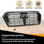 Glossy Black Front Upper Grille Mesh Fit For 2019 2020 2021 2022 Subaru Ascent