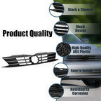 For 2015 2016 2017 2018 VW Volkswagen Jetta Front Bumper Chrome Grille Grill