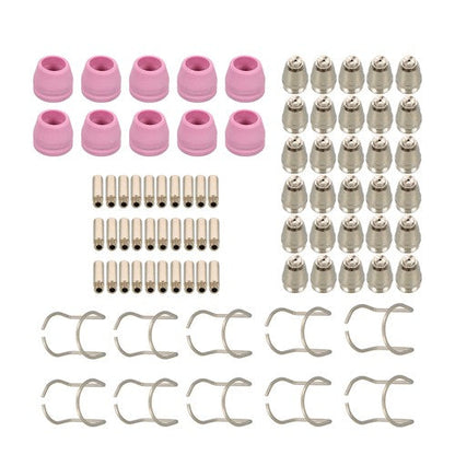 Plasma Cutter Torch Consumables KIT TIPS CUT50 60Amp 80pcs SG-55 AG-60 WSD-60