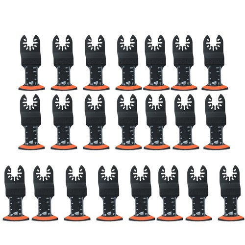 Tool Blades Curved Edge Oscillating Saw Blades 50PCS Titanium Oscillating