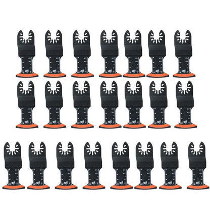 Tool Blades Curved Edge Oscillating Saw Blades 50PCS Titanium Oscillating