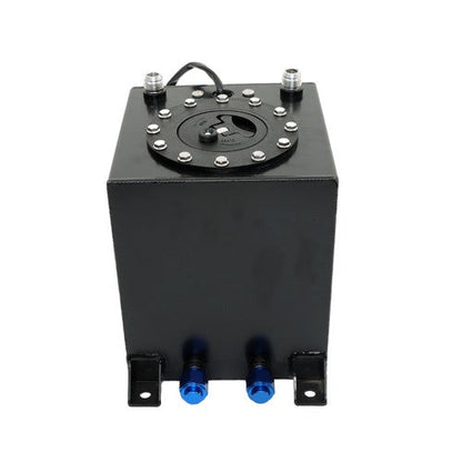 Drifting Fuel Cell Gas Tank+level Sender Black Coated Aluminum Racing 2.5 Gallon