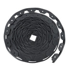 Garden Edging Landscape Edging with 64 8in Spikes for Lawn 1.5 Inch 100FT Black
