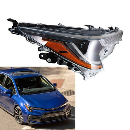 Headlight Replacement Fit For Toyota Corolla 2020-2021 Right Side Lens Halogen
