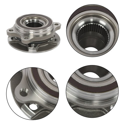4pcs Wheel Hub Bearing Assembly Front/Rear For Audi A4 A5 A6 Q5 S4 S5 All Models