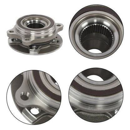 4pcs Wheel Hub Bearing Assembly Front/Rear For Audi A4 A5 A6 Q5 S4 S5 All Models