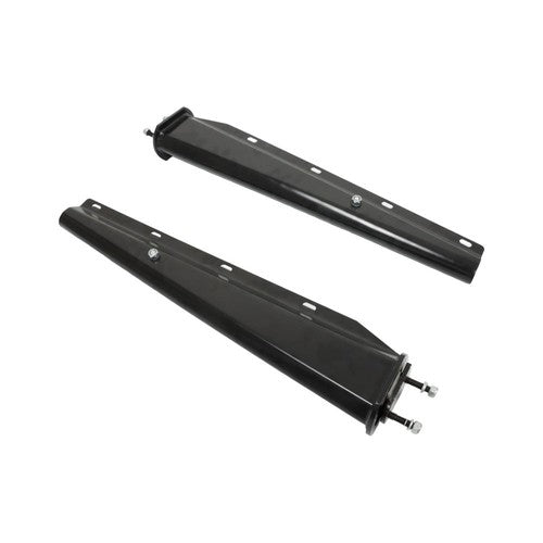 2.5" Bolt Spacing 30" Mud Flap Hanger Set Spring Loaded Straight For Semi Trucks