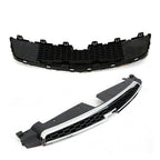 Front Upper Lower Grille Grill Black Plastic Trim For Chevrolet Cruze 2011-2014