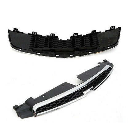 Front Upper Lower Grille Grill Black Plastic Trim For Chevrolet Cruze 2011-2014