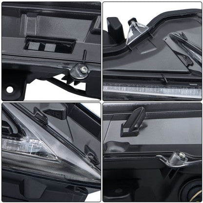 For Lexus NX200t/300/300h 2015-2021 Fog Light Lamp DRL Right Side Black Housing