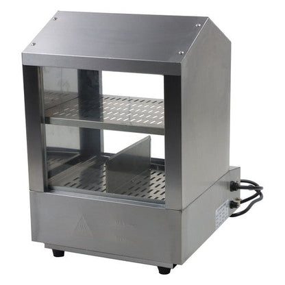 27L Hot Dog Machine Hot Dog Steamer with Bun Warmer 500W 175 Hotdogs 40 Buns
