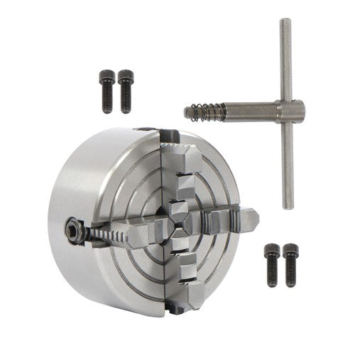 Reversible Jaw 5" 4-Jaw Lathe Chuck K72-125 - Independent Wood Turning