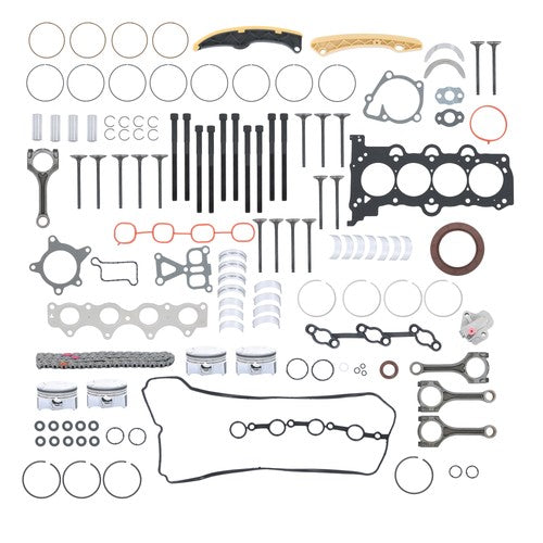 Engine Piston Gasket Valve Bearing Timing Kit w/Rods For 16-18 Hyundai Tucson L4