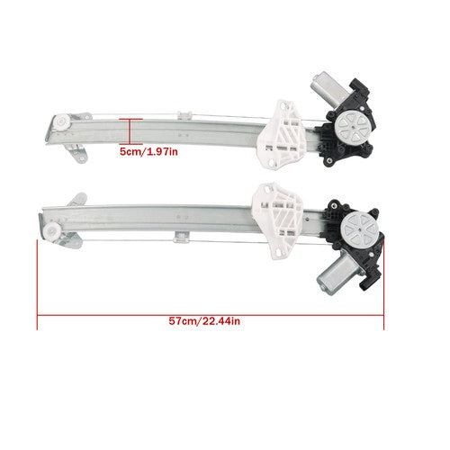 FL&FR Power Window Regulator w/ Motor For Honda Accord 2018-2021 751-690 751-691