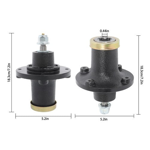 3 Pack Spindle For Husqvarna Z248F MZ48 48-Inch Deck 539131898 532174375 Mower