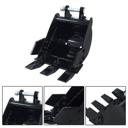 12" 300 mm Mini Excavators Attachment Narrow Bucket For 1-2 Ton Small Diggers
