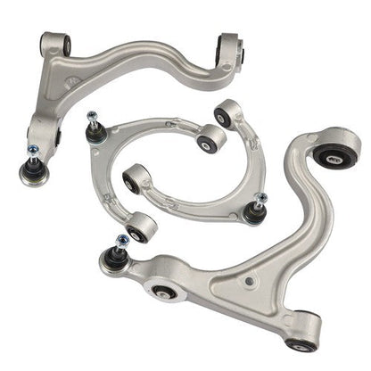 Fit For 2010-2013 Porsche Panamera 4PCS Aluminum Front Upper Lower Control Arms