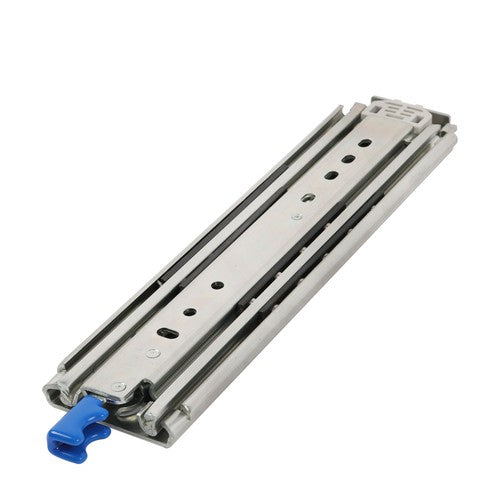 Locking Drawer Slides 12 Inch Full Extension & Lock 500 lb Load Capacity 1 Pair