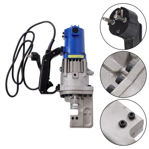 Electric Hydraulic Rebar Cutter Tool RC-22mm 1350W 7/8'' 7# Heavy Duty 50/60HZ