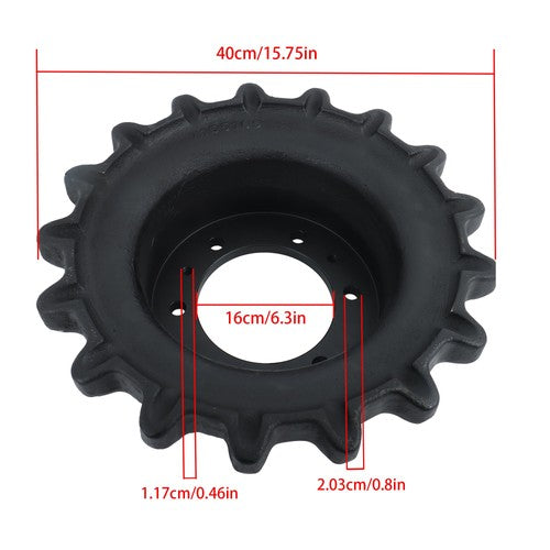 T630 T870 Drive Sprocket -6 Hole Single Speed 7165109 For Bobcat T200 T300