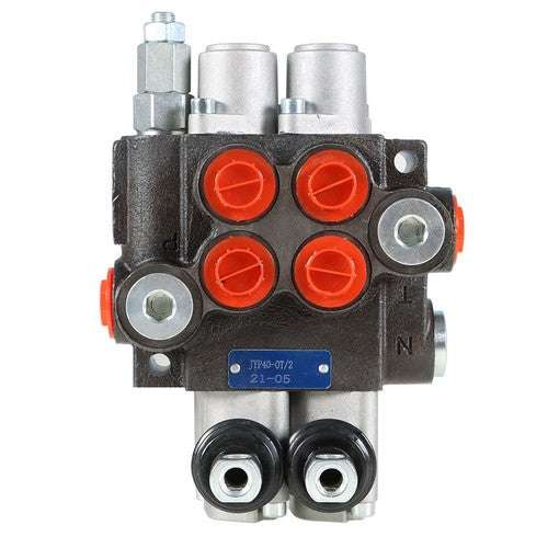 Hydraulic Monoblock Double Acting Control Valve 2 Spool 11 GPM SAE Ports New