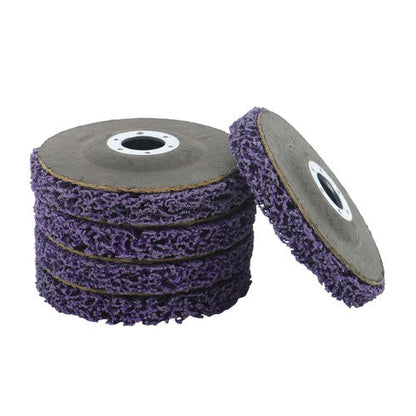 10 Pack: 4-1/2" x 7/8" Diamond Discs Stripping Wheel (5 pcs purple & 5 pcs blue)