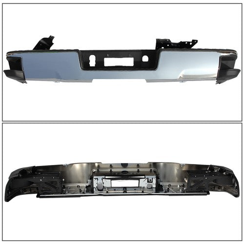 Steel Rear Bumper For Silverado 1500 GMC Silverado 1500 2014-2018 Chrome