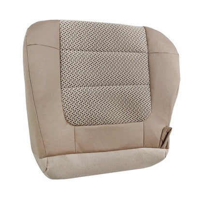 Brown Two-Tone/Fabric Driver Bottom Seat Cover Suit For Ford F150 XLT 2000-2003