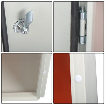 Electrical Enclosure Box 24x16x12'' Carbon Steel IP65 Steel Electrical Box
