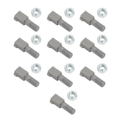 10Pcs Threaded Stump Grinder Teeth For Bradco Shaver Ashland Baumalight 2-7/8"