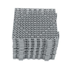 50PCS 12 x 12in Interlocking Drainage Floor Tiles Modular Interlocking Tile Gray