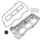 For BMW 135i 335i 535i 640i 740i X3 X5 N55 Aluminum Valve Cover w/ Gasket & Cap