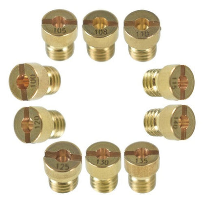 10pcs Carburetor Main Jet kit &(10pcs Set) Slow/Pilot Jet For PWK OKO CVK New